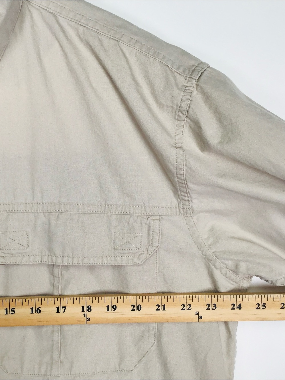 Cabela’s Safari Series men’s long sleeve button down safari shirt large - Picture 10 of 13